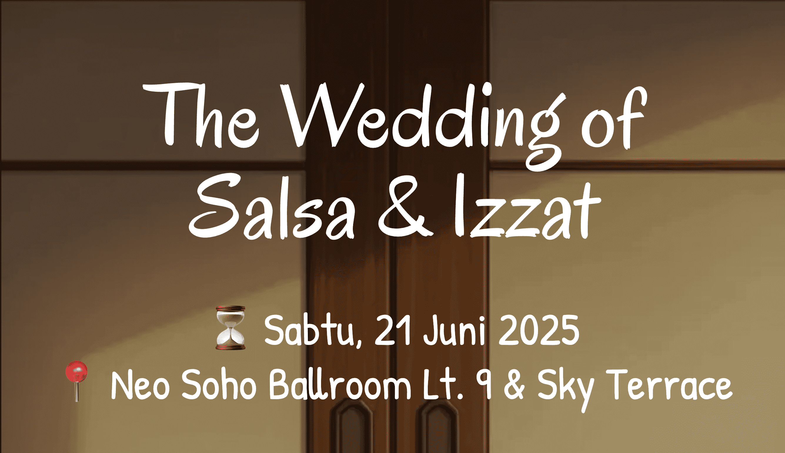 Salsa-Izzat Wedding Invitation